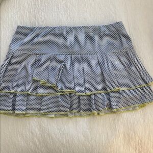 Lucky in Love Lime Patterned Mini Athletic Active Tennis 🎾 Skirt